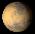 View of Mars from Earth on November 27th 2024 at 0h UT (Image from NASA's Solar System Simulator)