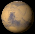 View of Mars from Earth on April 2nd 2016 at 0h UT (Image from NASA's Solar System Simulator v4)