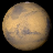 View of Mars from Earth on May 2nd 2016 at 0h UT (Image from NASA's Solar System Simulator v4)