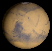 View of Mars from Earth on June 21st 2016 at 0h UT (Image from NASA's Solar System Simulator v4)