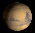 View of Mars from Earth on August 30th 2016 at 0h UT (Image from NASA's Solar System Simulator v4)