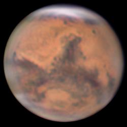 Mars imaged by Efrain Morales Rivera in December 2022 (Image: Efrain Morales Rivera/ALPO-Japan)