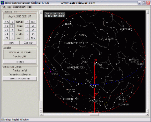 'Mini-AstroViewer' Java applet