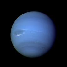 Neptune and its Great Dark Spot imaged by NASA's Voyager 2 spacecraft in 1989 (Image: NASA-JPL)