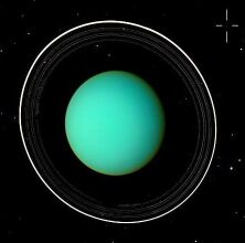 Uranus and its system of rings imaged by NASA's Voyager 2 spacecraft in 1986 (Image: NASA)