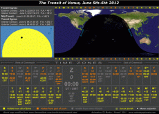 Click here for an animation showing the Transit of Venus across the the Sun in June 2012