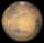 View of Mars from Earth on February 22nd 2012 at 0h UT (Image from NASA's Solar System Simulator v4)