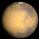 View of Mars from Earth on March 23rd 2012 at 0h UT (Image from NASA's Solar System Simulator v4)