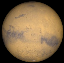Mars at opposition in 2020 (Image from NASA's Solar System Simulator v4)