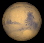 Mars at opposition in 2025 (Image from NASA's Solar System Simulator v4)