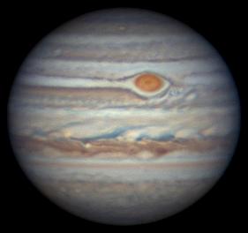 Jupiter imaged by Teruaki Kumamori in May 2018 (Image: Teruaki Kumamori/ALPO-Japan)
