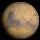 View of Mars from Earth on January 7th 2023 at 0h UT (Image from NASA's Solar System Simulator)
