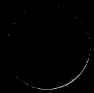 View of Venus from Earth on March 23rd 2017 at 0h UT (Image modified from NASA's Solar System Simulator v4)