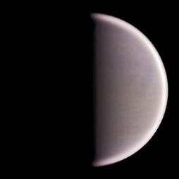 Venus at dichotomy imaged by Manos Kardasis on January 13th 2017 (Image: ALPO-Japan/Manos Kardasis)