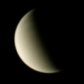Crescent Venus photographed by Stephane Gonzales in October 2015 (Photo: Stephane Gonzales)