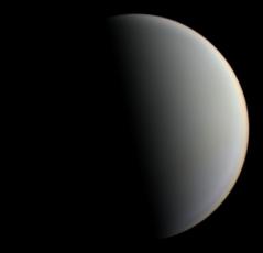 Venus at dichotomy imaged by Luis A Gmez on March 24th 2020 (Image: ALPO-Japan/Luis A Gmez)