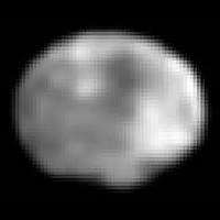 Asteroid Vesta imaged by the Hubble Space Telescope in 1996 (Image from hubblesite.org/)