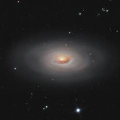 The Black Eye Galaxy (M64/NGC 4826) in Coma Berenices (Image: Andrea Tamanti)